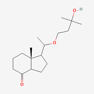 (1S,3aR,7aR)-Octahydro-1-[(1S)-1-(3-hydroxy-3-methylbutoxy)ethyl]-7a-methyl-4H-inden-4-one
