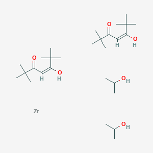 (E)-5-hydroxy-2,2,6,6-tetramethylhept-4-en-3-one;propan-2-ol;zirconium