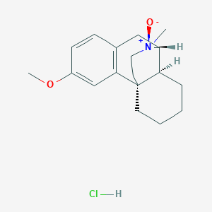 (1S,9R,10S,17R)-4-methoxy-17-methyl-17-oxido-17-azoniatetracyclo[7.5.3.01,10.02,7]heptadeca-2(7),3,5-triene;hydrochloride