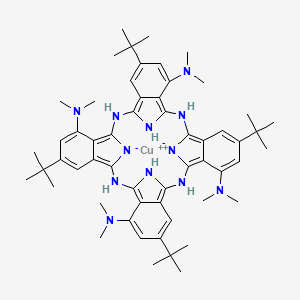 molecular formula C56H74CuN12 B1496383 Dtxsid60746078 CAS No. 61113-98-2