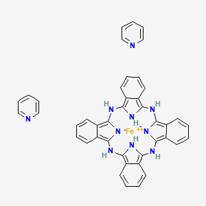 molecular formula C42H32FeN10 B1496393 Dtxsid50746082 CAS No. 20219-84-5