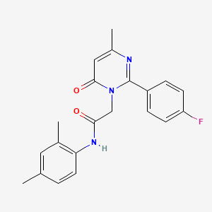 molecular formula C21H20FN3O2 B14964004 N-(2,4-dimethylphenyl)-2-[2-(4-fluorophenyl)-4-methyl-6-oxopyrimidin-1(6H)-yl]acetamide 