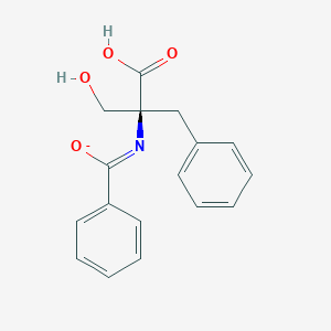 molecular formula C17H16NO4- B1496415 N-(2-Carboxy-1-hydroxy-3-phenylpropan-2-yl)benzenecarboximidate 