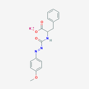 molecular formula C17H16KN3O4 B1496434 potassium;2-[(4-methoxyphenyl)iminocarbamoylamino]-3-phenylpropanoate 
