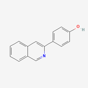 molecular formula C15H11NO B1496460 4-(Isoquinolin-3-yl)phenol CAS No. 884500-88-3