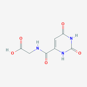 molecular formula C7H7N3O5 B14964825 N-[(2,6-dioxo-1,2,3,6-tetrahydropyrimidin-4-yl)carbonyl]glycine 