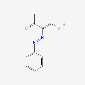 molecular formula C11H12N2O2 B1496487 3-Phenylhydrazonopentane-2,4-dione CAS No. 6134-57-2