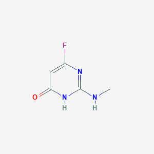 6-Fluoro-2-(methylamino)-4(1H)-pyrimidinone