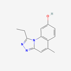 molecular formula C13H13N3O B1496530 [1,2,4]Triazolo[4,3-a]quinolin-8-ol,1-ethyl-5-methyl-(9CI) 