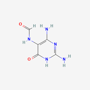 molecular formula C5H7N5O2 B1496544 2,4-二氨基-5-(甲酰氨基)-6-羟基嘧啶 CAS No. 51093-31-3