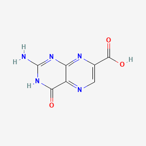 molecular formula C7H5N5O3 B1496546 pterin-7-carboxylic acid CAS No. 31010-60-3