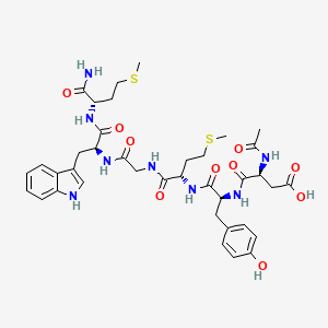 molecular formula C38H50N8O10S2 B1496556 CCK (26-31) (non-sulfated) CAS No. 89911-64-8