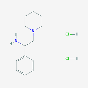 molecular formula C13H22Cl2N2 B1496575 a-Phenyl-1-piperidineethanamine 2HCl 