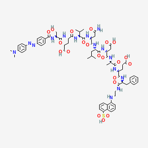 molecular formula C71H91N15O21S B1496589 DABCYL-SEVNLDAEF-EDANS 