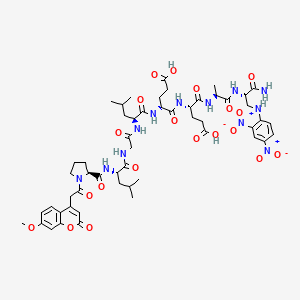 molecular formula C53H70N12O20 B1496590 Mca-Pro-Leu-Gly-Leu-Glu-Glu-Ala-Dap(Dnp)-NH2 