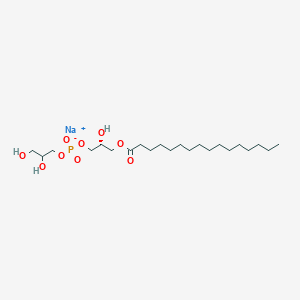 molecular formula C22H44NaO9P B1496613 1-Palmitoyl-2-hydroxy-sn-glycero-3-phospho-(1'-rac-glycerol) (sodium) 
