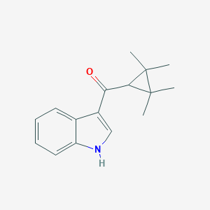 molecular formula C16H19NO B149662 1H-indol-3-yl(2,2,3,3-tetramethylcyclopropyl)methanone CAS No. 895152-66-6