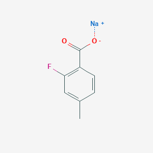 molecular formula C8H6FNaO2 B1496657 Sodium 2-fluoro-4-methylbenzoate CAS No. 1708942-19-1