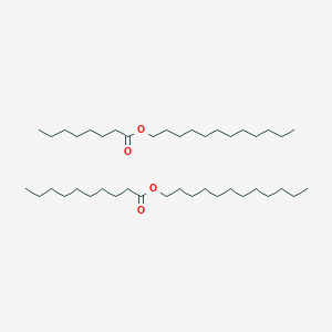 molecular formula C42H84O4 B1496694 Dodecyl decanoate;dodecyl octanoate CAS No. 95912-86-0