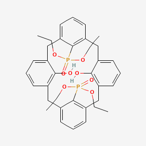 molecular formula C36H42O8P2 B1496704 o,o-Bis(diethoxyphosphoryl)calix[4]arene 