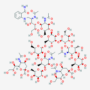molecular formula C91H146N8O62 B1496844 Neu5Aca(2-6) N-Glycan 2AB CAS No. 1107646-22-9