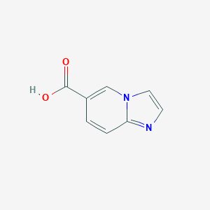 molecular formula C8H6N2O2 B149686 咪唑并[1,2-a]吡啶-6-羧酸 CAS No. 139022-25-6