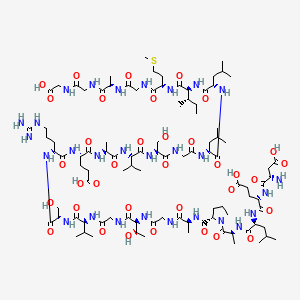 molecular formula C100H167F3N28O37S B1496891 H-Asp-Glu-Leu-Ala-Pro-Ala-Gly-Thr-Gly-Val-Ser-Arg-Glu-Ala-Val-Ser-Gly-Leu-Leu-Ile-Met-Gly-Ala-Gly-Gly-OH CAS No. 1233876-43-1