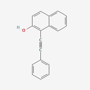 molecular formula C18H12O B1496942 1-(Phenylethynyl)naphthalen-2-ol 