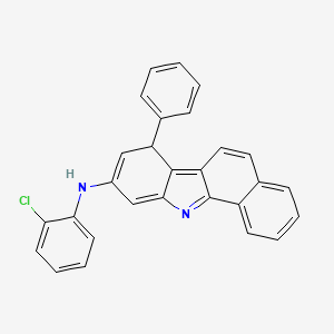 molecular formula C28H19ClN2 B1496969 N-(2-chlorophenyl)-7-phenyl-7H-benzo[a]carbazol-9-amine 