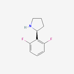 (2S)-2-(2,6-Difluorophenyl)pyrrolidine