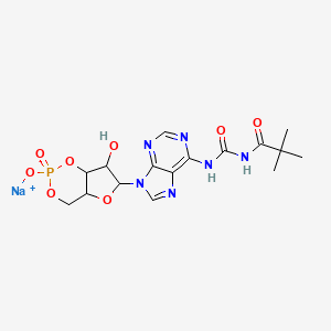 molecular formula C16H20N6NaO8P B1497071 6-Mbc-camp sodium salt 