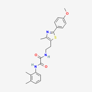 molecular formula C23H25N3O3S B14970722 N1-(2,3-dimethylphenyl)-N2-(2-(2-(4-methoxyphenyl)-4-methylthiazol-5-yl)ethyl)oxalamide 