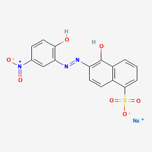 molecular formula C16H10N3NaO7S B1497079 ACID MORDANT BROWN 92 CAS No. 5858-58-2