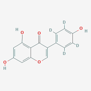 molecular formula C15H10O5 B014971 Genistein-2',3',5',6'-d4 CAS No. 187960-08-3