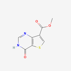 molecular formula C8H6N2O3S B1497101 Methyl 4-hydroxythieno[3,2-D]pyrimidine-7-carboxylate 