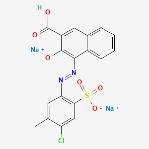 molecular formula C18H11ClN2Na2O6S B1497102 C.I. Pigment Red 52, disodium salt CAS No. 5858-82-2