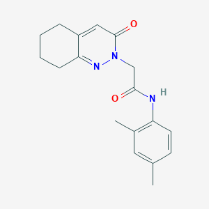 molecular formula C18H21N3O2 B14971188 N-(2,4-dimethylphenyl)-2-(3-oxo-5,6,7,8-tetrahydrocinnolin-2(3H)-yl)acetamide 