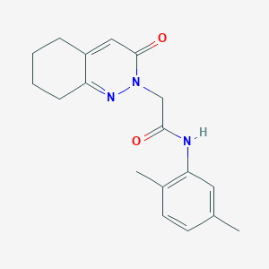 molecular formula C18H21N3O2 B14971354 N-(2,5-dimethylphenyl)-2-(3-oxo-5,6,7,8-tetrahydrocinnolin-2(3H)-yl)acetamide 
