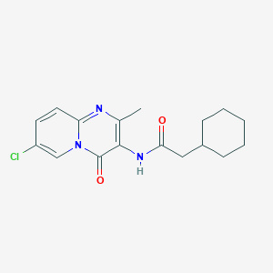 molecular formula C17H20ClN3O2 B14971520 N-(7-chloro-2-methyl-4-oxo-4H-pyrido[1,2-a]pyrimidin-3-yl)-2-cyclohexylacetamide 