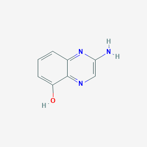 molecular formula C8H7N3O B1497171 2-Aminoquinoxalin-5-ol 