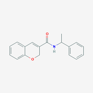 molecular formula C18H17NO2 B14971800 N-(1-phenylethyl)-2H-chromene-3-carboxamide 