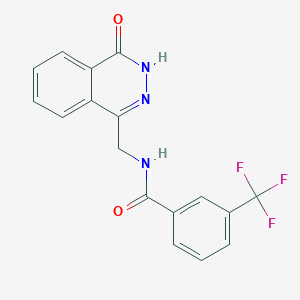 molecular formula C17H12F3N3O2 B14972048 N-[(4-oxo-3,4-dihydrophthalazin-1-yl)methyl]-3-(trifluoromethyl)benzamide 