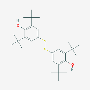 molecular formula C28H42O2S2 B149726 Phenol, 4,4'-dithiobis[2,6-bis(1,1-dimethylethyl)- CAS No. 6386-58-9