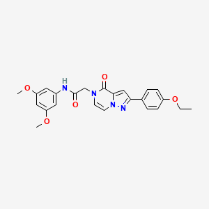 molecular formula C24H24N4O5 B14972951 N-(3,5-dimethoxyphenyl)-2-[2-(4-ethoxyphenyl)-4-oxopyrazolo[1,5-a]pyrazin-5(4H)-yl]acetamide 