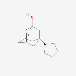 molecular formula C14H23NO B14972979 3-Pyrrolidin-1-yladamantan-1-ol 
