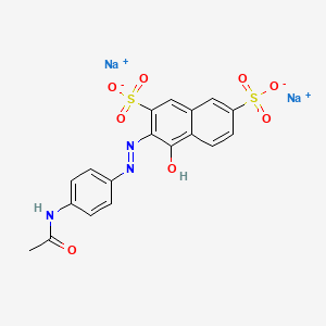 B1497314 Disodium 3-((4-(acetylamino)phenyl)azo)-4-hydroxynaphthalene-2,7-disulphonate CAS No. 5858-61-7
