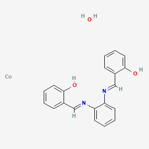molecular formula C20H18CoN2O3 B1497336 N,N'-Bis(salicylidene)-1,2-phenylenediaminocobalt(II) monohydrate CAS No. 207124-69-4