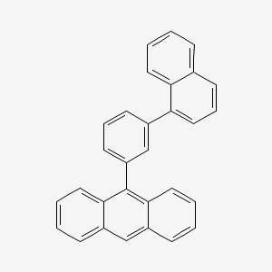 molecular formula C30H20 B1497345 9-[3-(1-Naphthalenyl)phenyl]-anthracene 