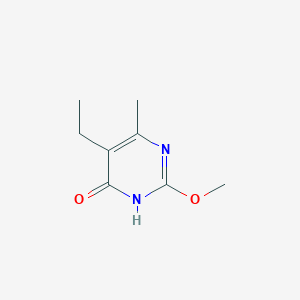B1497348 5-Ethyl-4-hydroxy-6-methyl-2-methoxypyrimidine CAS No. 55996-09-3