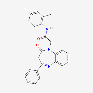 molecular formula C25H23N3O2 B14973496 N-(2,4-dimethylphenyl)-2-(2-oxo-4-phenyl-2,3-dihydro-1H-1,5-benzodiazepin-1-yl)acetamide 
